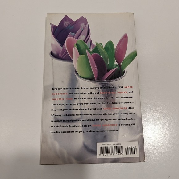 Super Smoothies: 50 Recipes for Health and Energy (2000, Paperback) - Picture 2 of 9